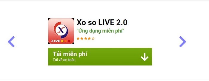 Xổ số live 2.0 được nhiều người tải về