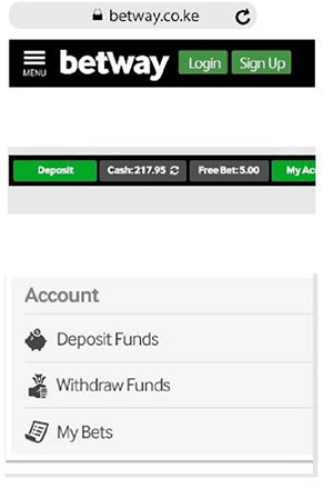 Người chơi chọn “Withdraw Funds” để tiếp tục các thao tác rút tiền