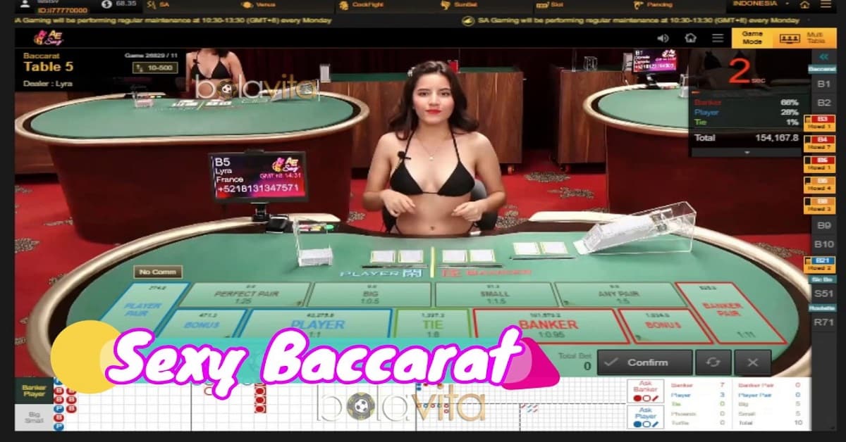 Sexy baccarat – Tìm hiểu cách chơi Sexy baccarat chi tiết