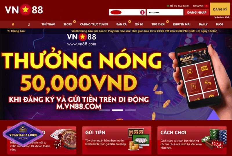 Giới thiệu nhà cái VN88 – Sảnh chơi Bầu Cua cá cọp hoàn tiền cao