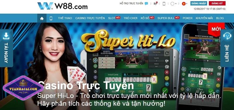 Giới thiệu W88 – Casino game Bầu Cua Tôm Cá online đẳng cấp